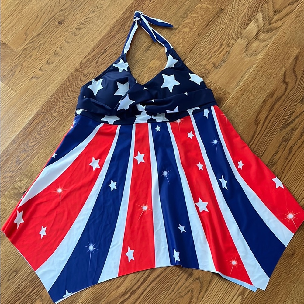 Patriotic Star Halter Top